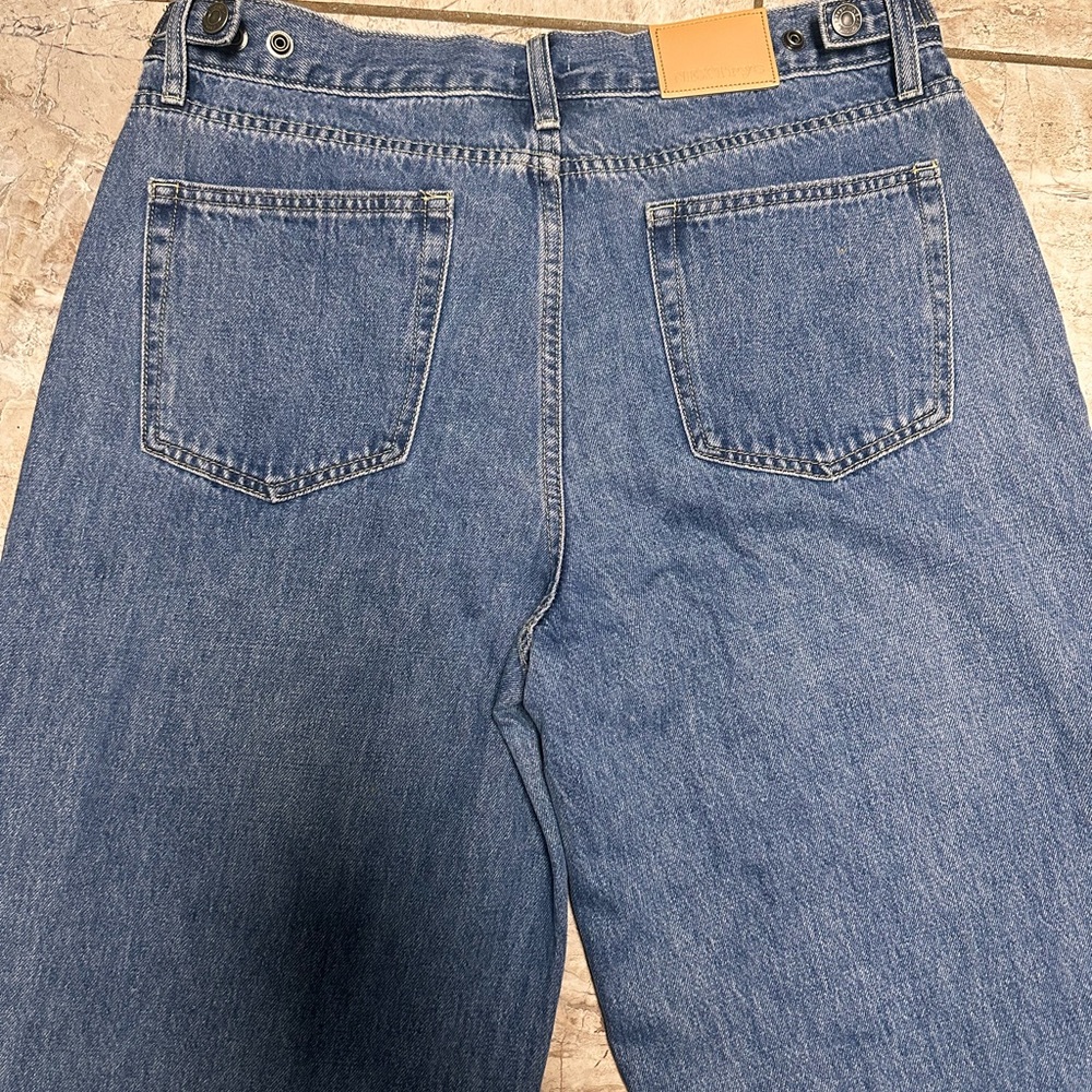 Wide Leg Denim Jeans - Picture 10 of 10